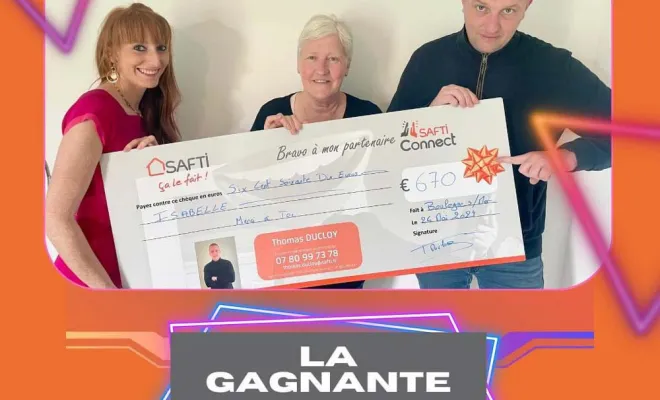 Isabelle, gagnante SAFTI Connect